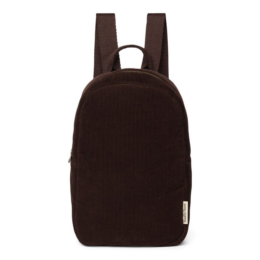 Studio Noos RIB puffy Mini BACKPACK - batůžek Dark Brown