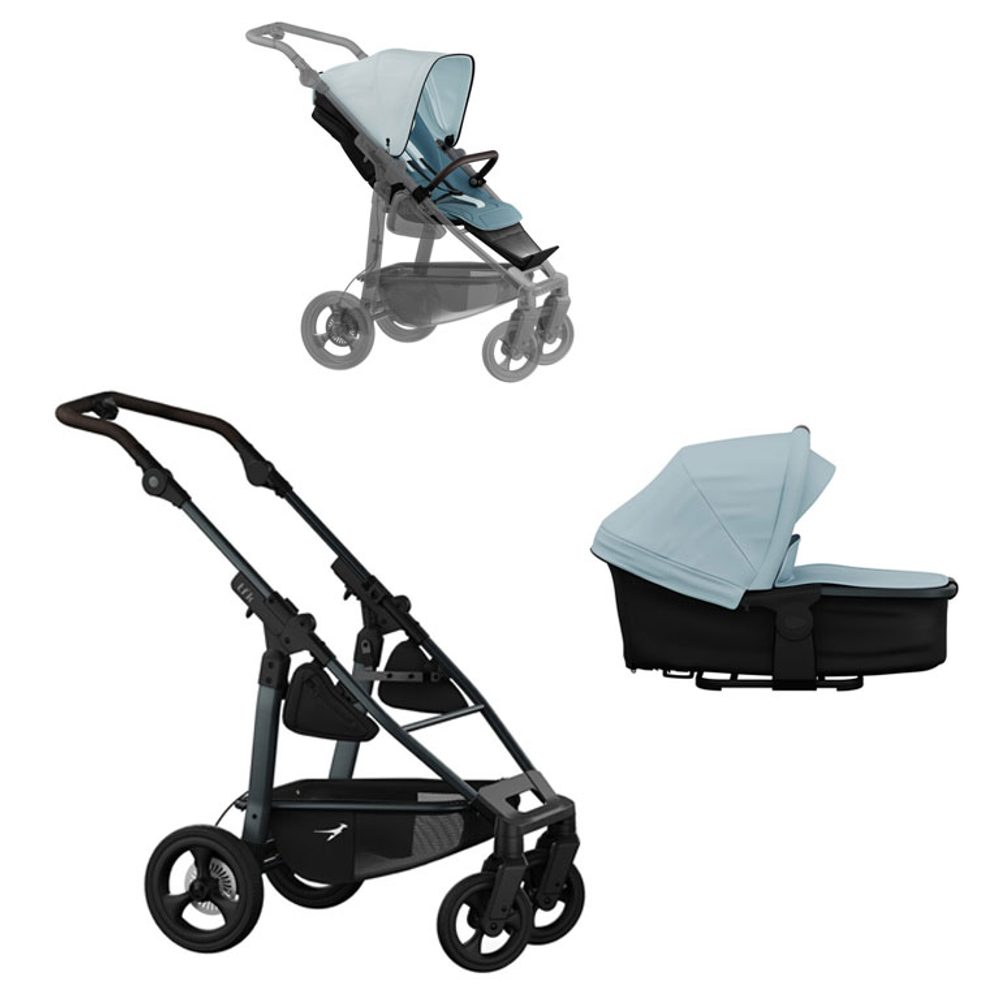 TFK mono 4 Air Chamber Wheel + sportovní sedačka + korba Dual Blue