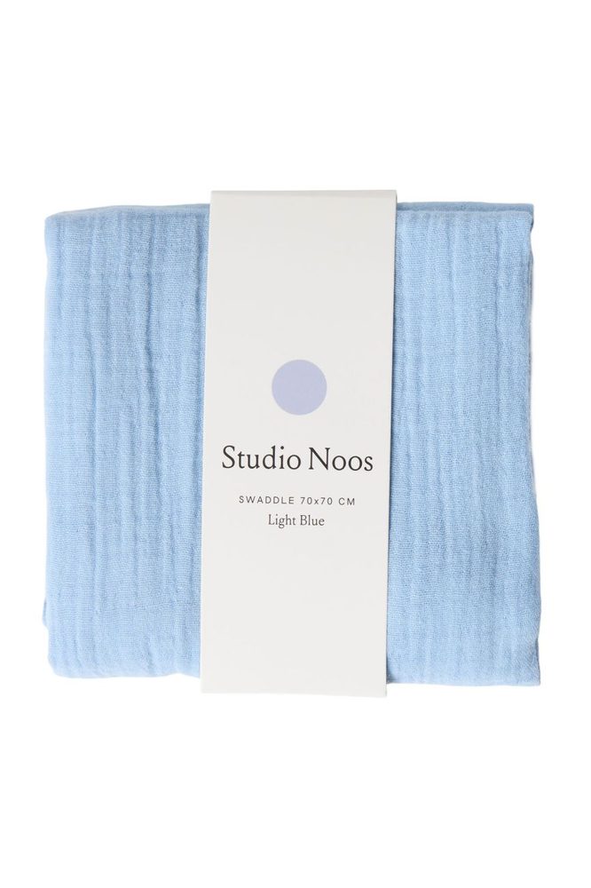 STUDIO NOOS Mušelínová plena Light Blue 70 x 70