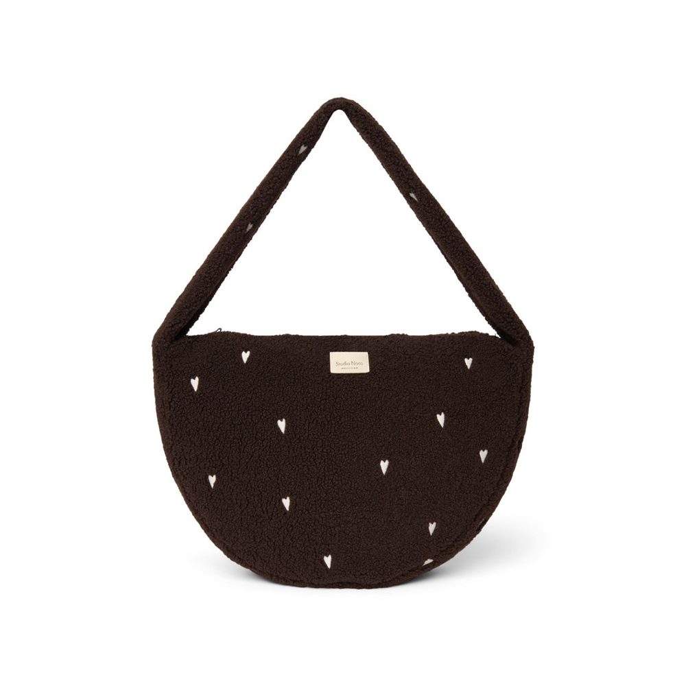 Studio Noos Teddy Cross Body Bag Chocolate Hearts