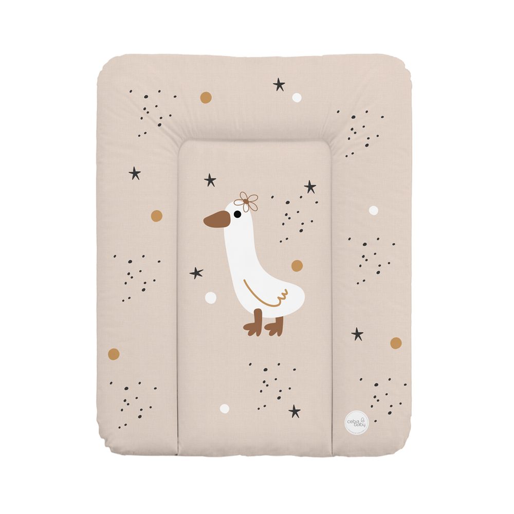 CEBA BABY Podložka přebalovací měkká malá (50x70) Basic - Star Duck