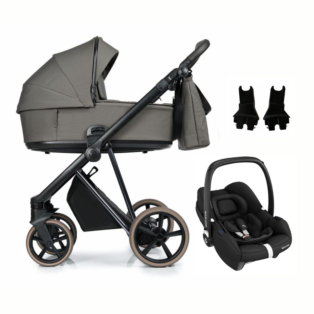 Levně Roan Ivi + Maxi-Cosi Cabriofix i-Size vč. adaptérů - VINTAGE Praline