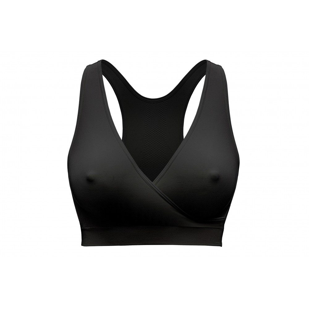 Medela Noční těhotenská a kojicí podprsenka Keep Cool™ - Černá-XXL