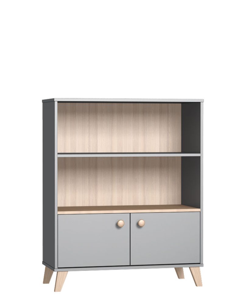 Faktum Colette Grey Polouzavřená skříňka