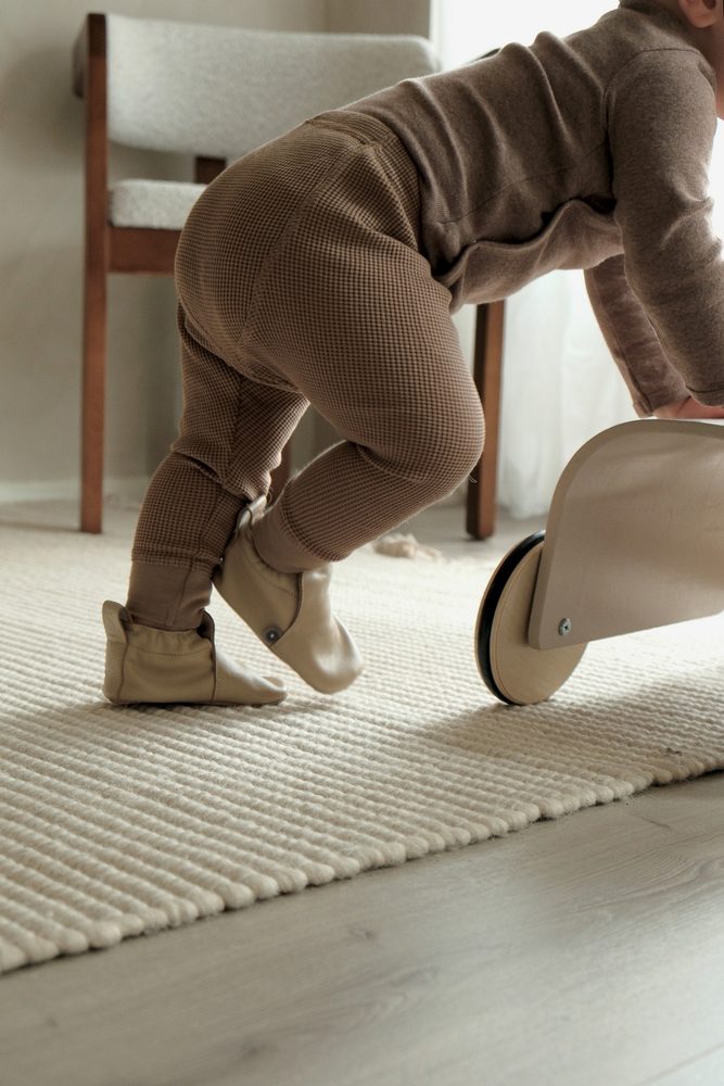 LODGER Kožené capáčky Beige 15 - 18 měsíců (obrázek 10)