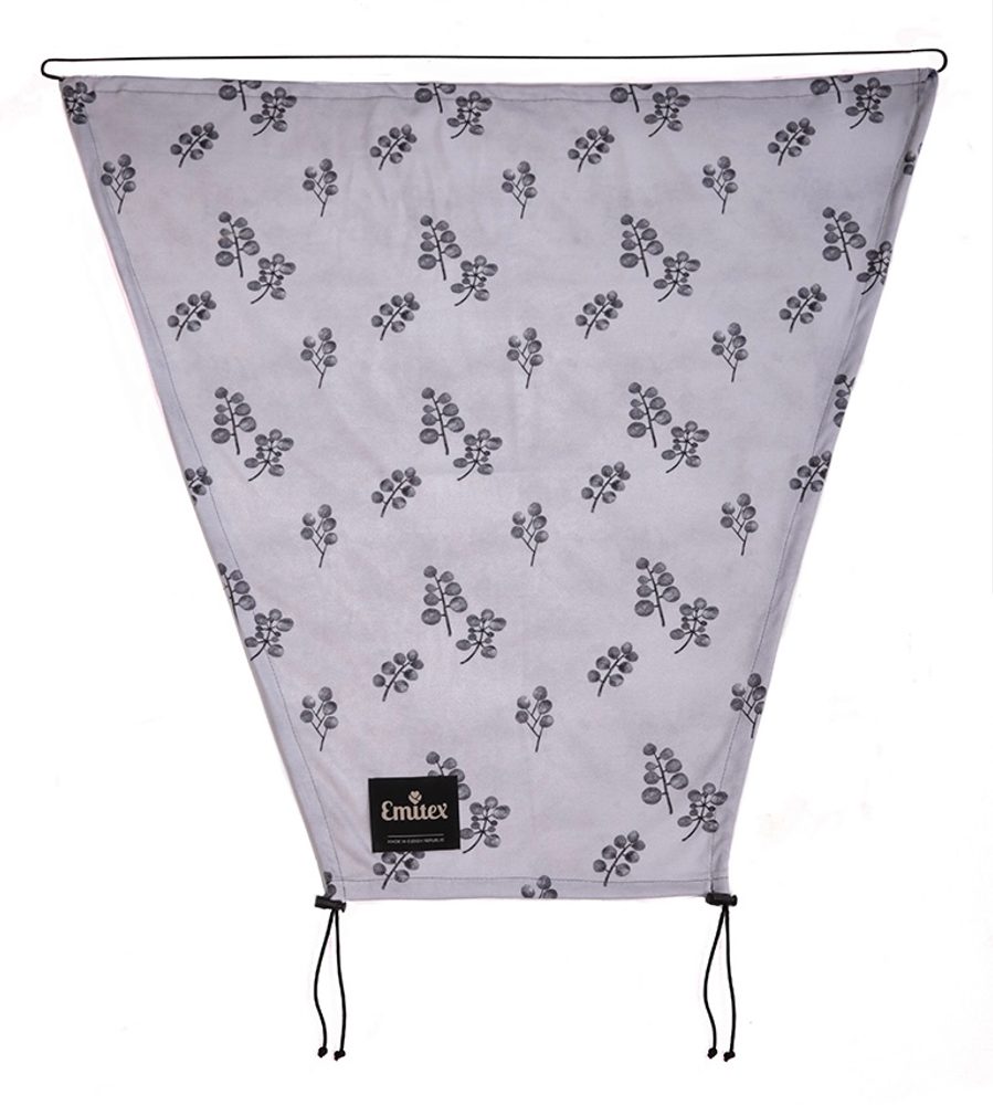 Emitex Sluneční clona Grey Blooms