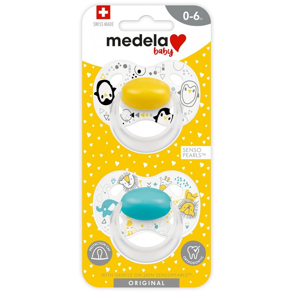 Medela Baby Unisex Soother dudlík 0-6m 2 ks