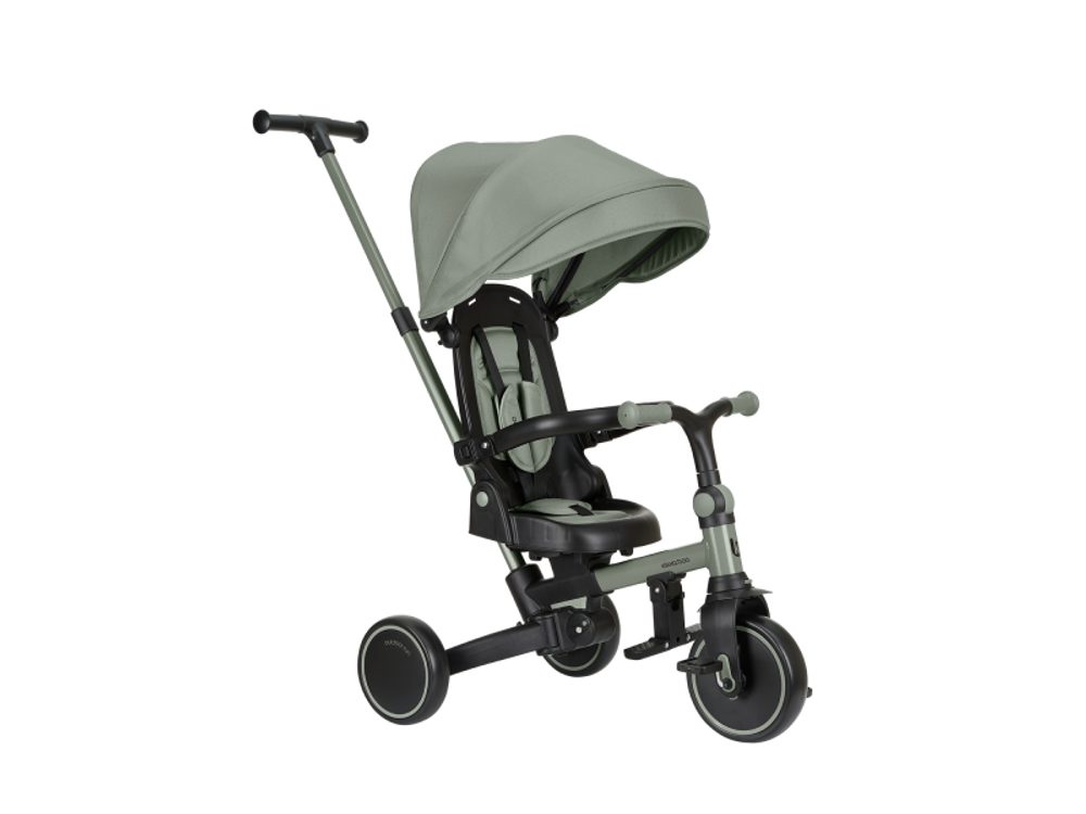 KikkaBoo Tříkolka 8v1 Aluma Army Green