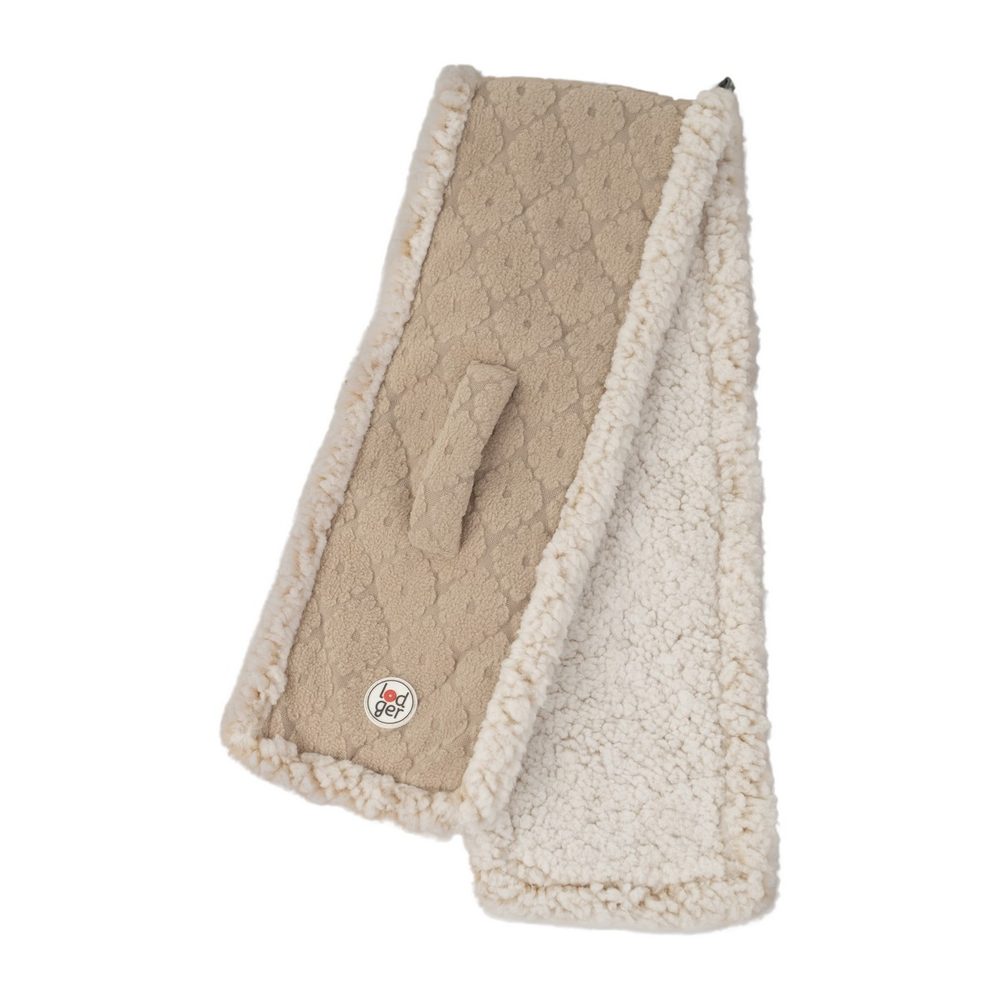 LODGER Muffler Folklore Fleece Beige (obrázek 3)
