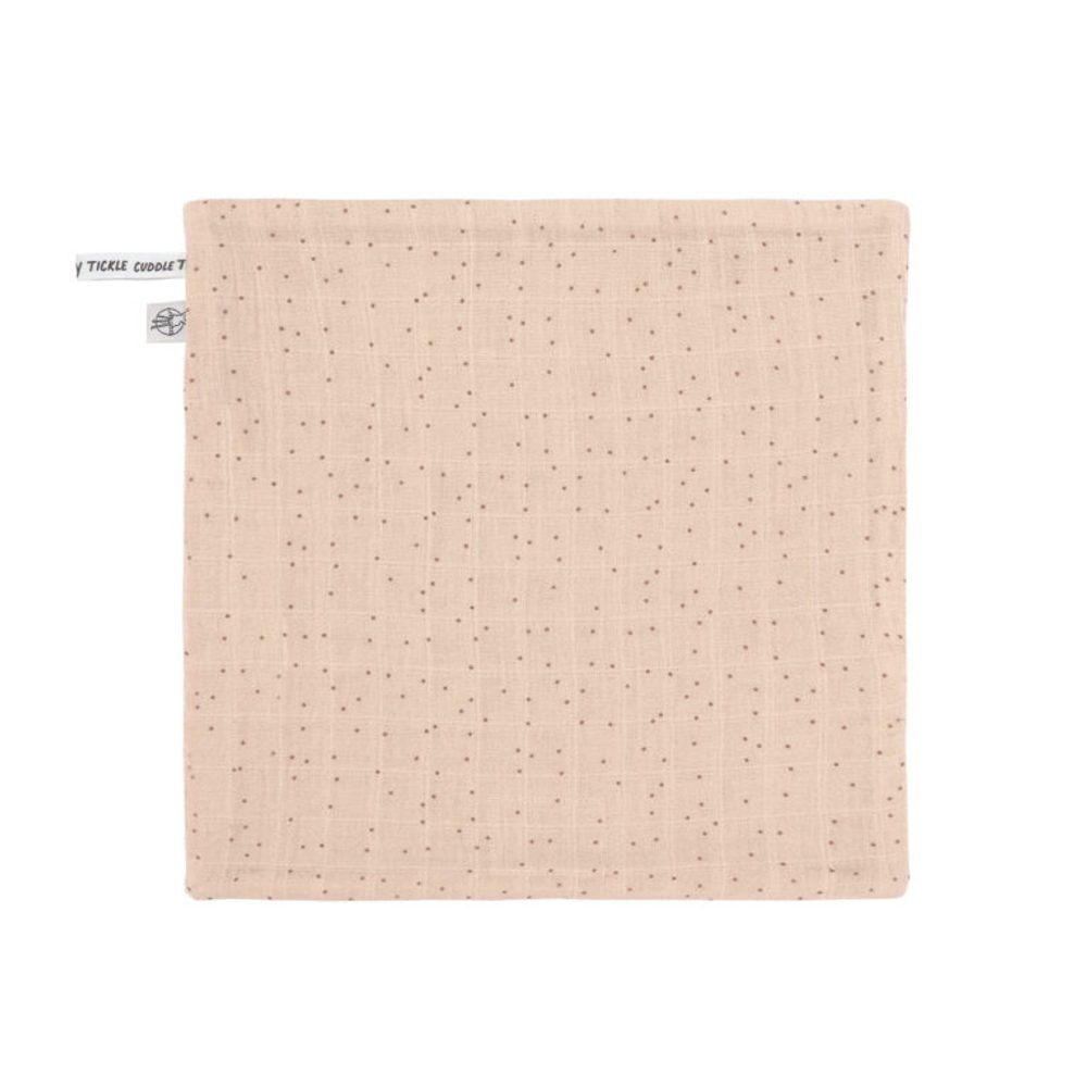 Lässig Muslin/Terry Washcloth Set 3 pcs dots peach rose
