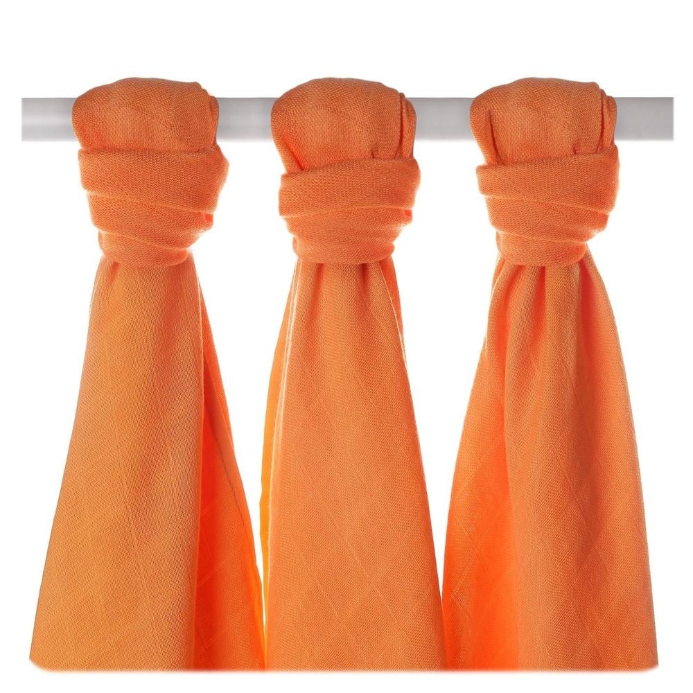Kikko Bambusové pleny XKKO BMB 70x70 Orange 3ks