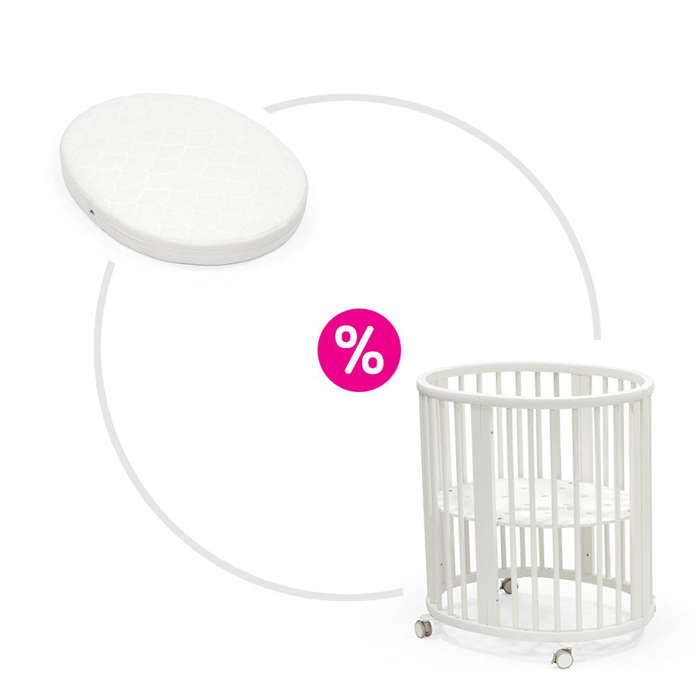 STOKKE® Sleepi™ Mini V3 + ZDARMA matrace - White