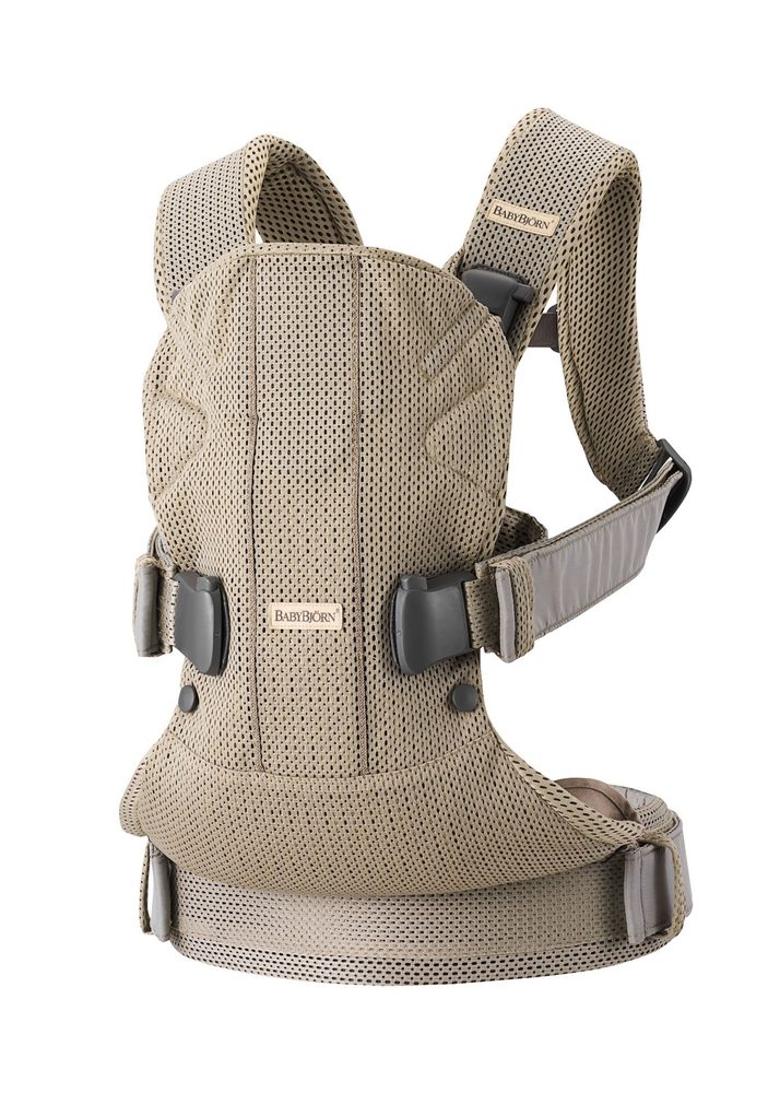 BABYBJÖRN Ergonomické nosítko ONE Greige 3D Mesh 2018