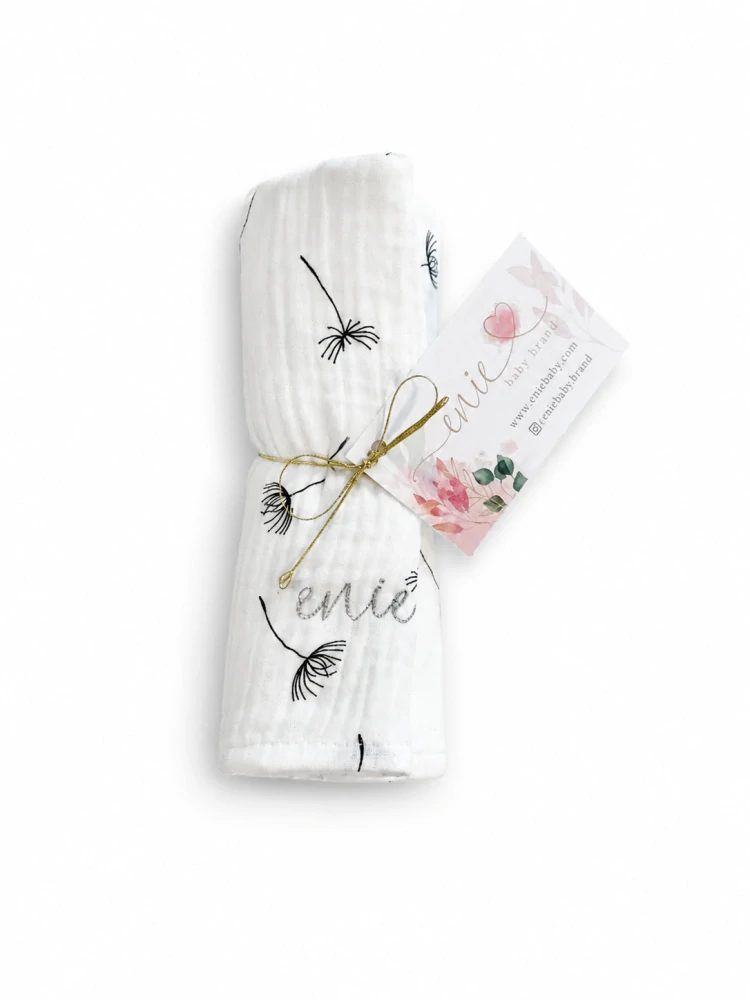 enie baby Mušelínová plenka 70x70cm pampeliška