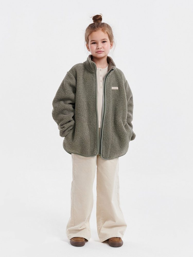 LEOKID Fleecová bunda Theo Vetiver Green vel. 104 (obrázek 15)