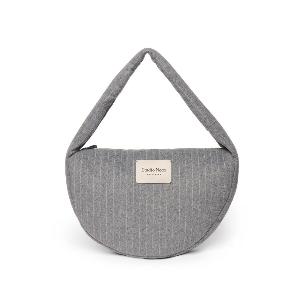 Studio Noos Flannel Chalkstripe Cross Body bag Light Grey