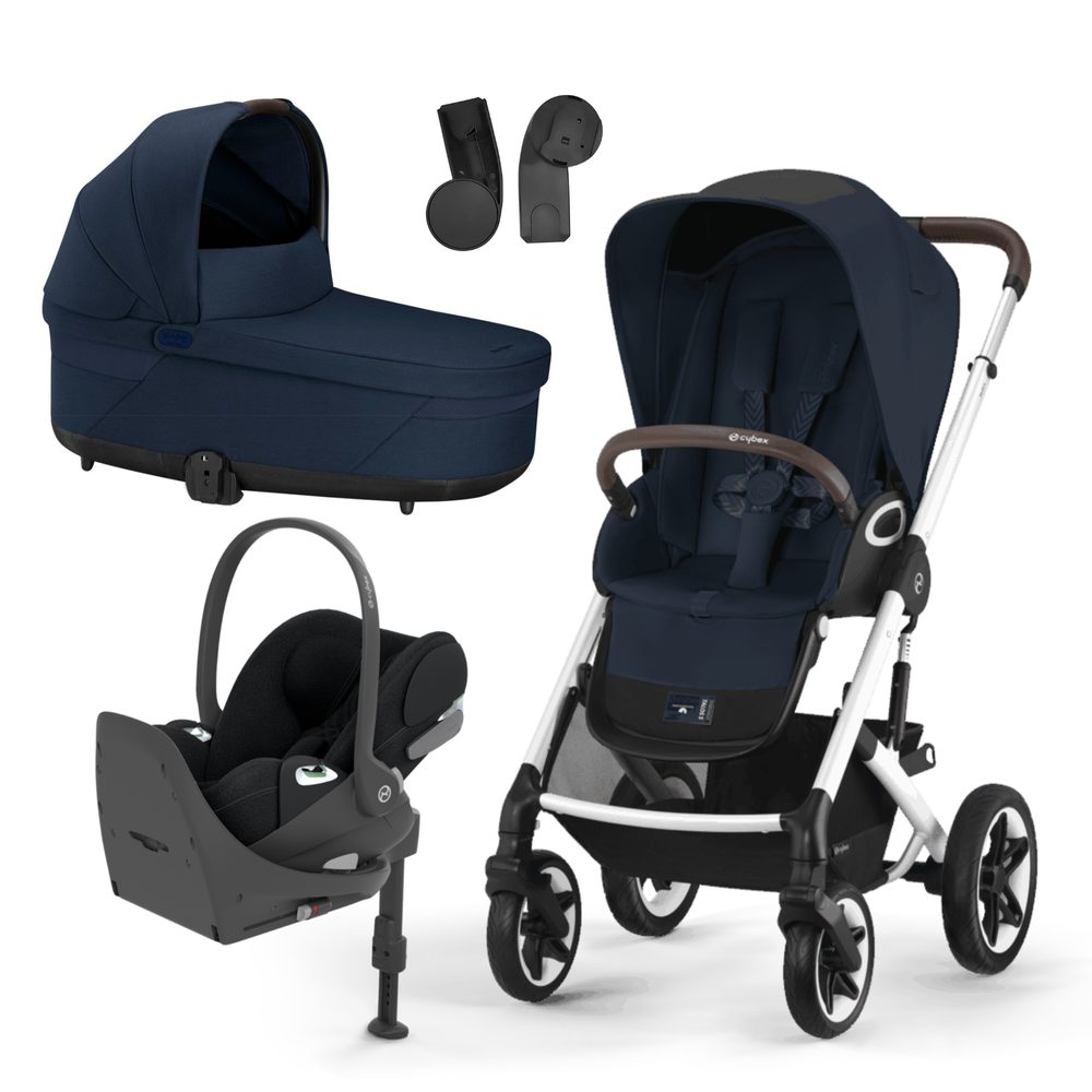 Cybex Talos 2023 sada Plus 5v1 Talos S Lux + Cot S Lux + Cloud T Plus + Base T - Ocean Blue