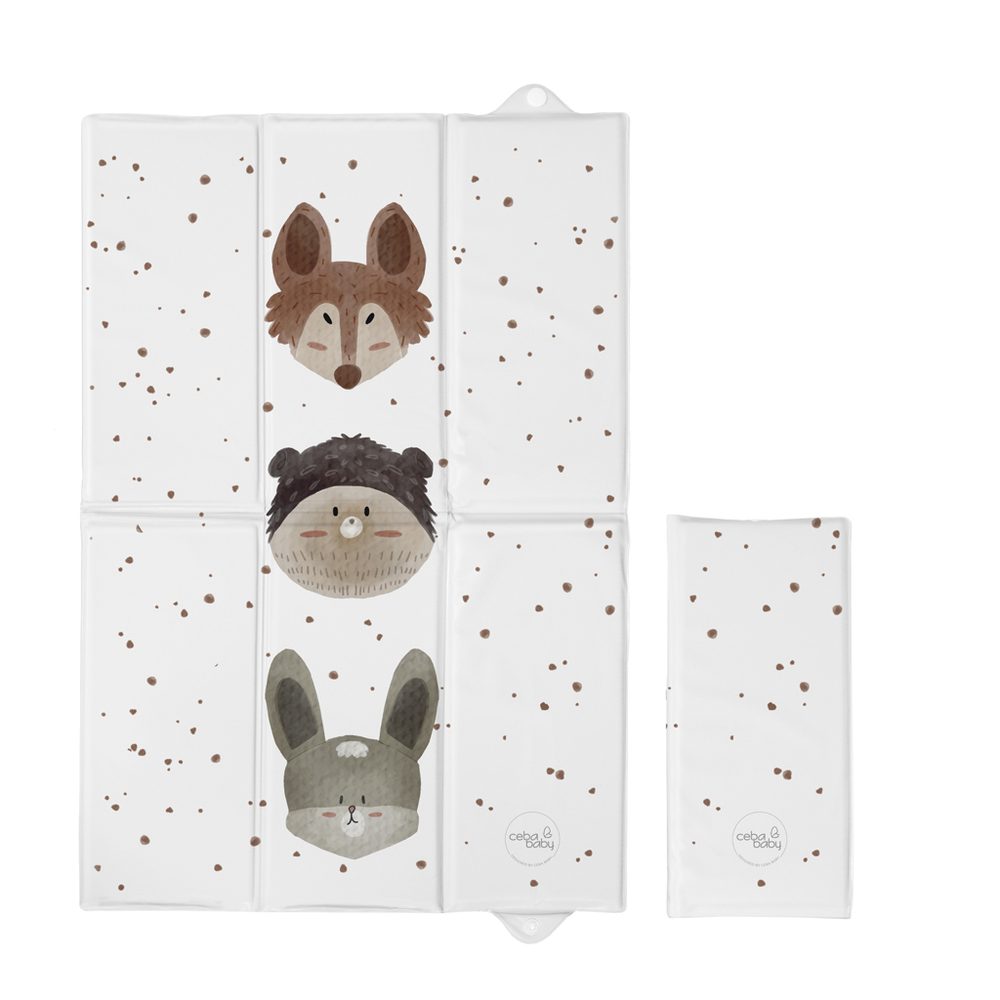 CEBA BABY Podložka přebalovací cestovní (60x40) Basic - CEBA BABY Podložka přebalovací cestovní (60x40) Basic Cute Animals