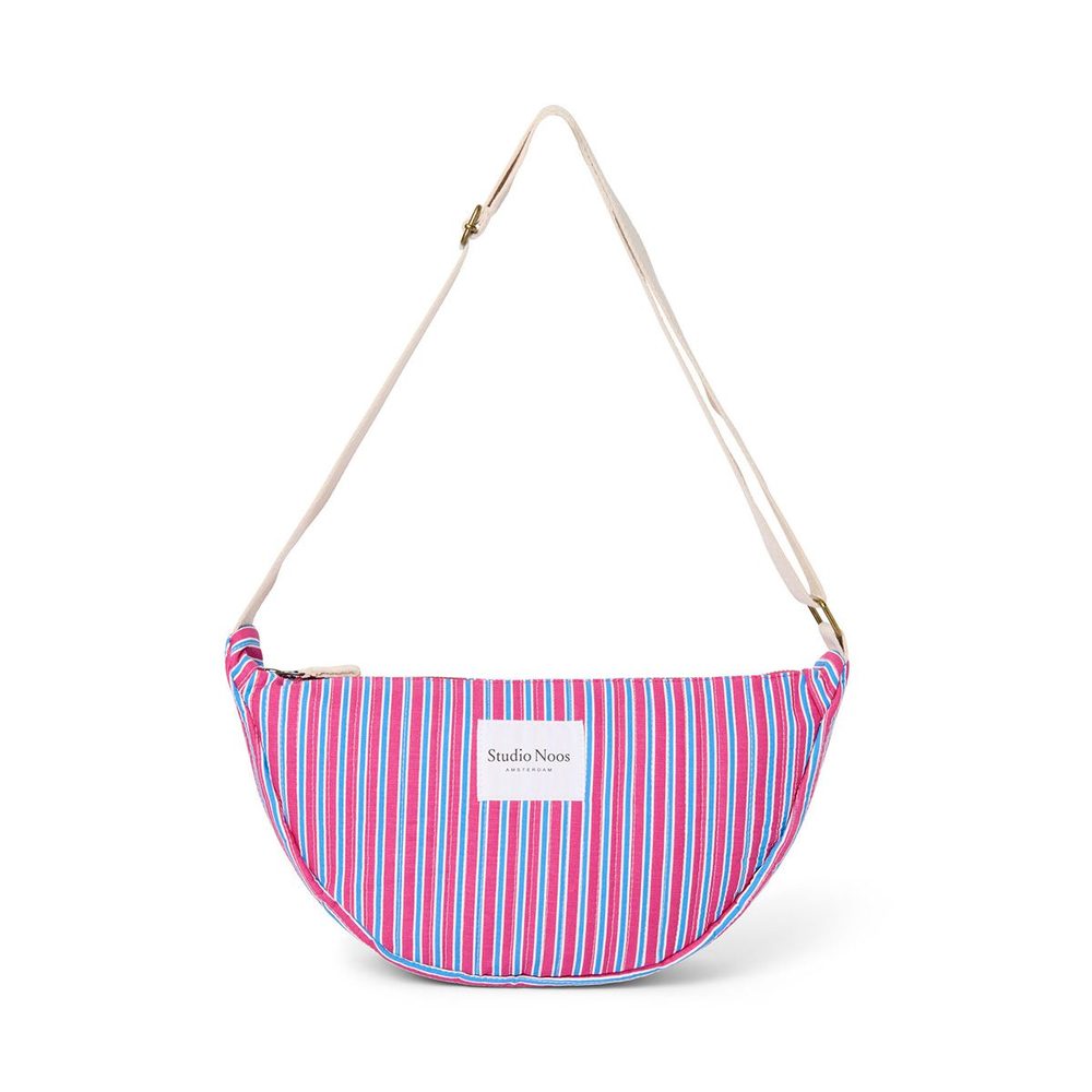 STUDIO NOOS Ledvinka Poplin - Raspberry Striped