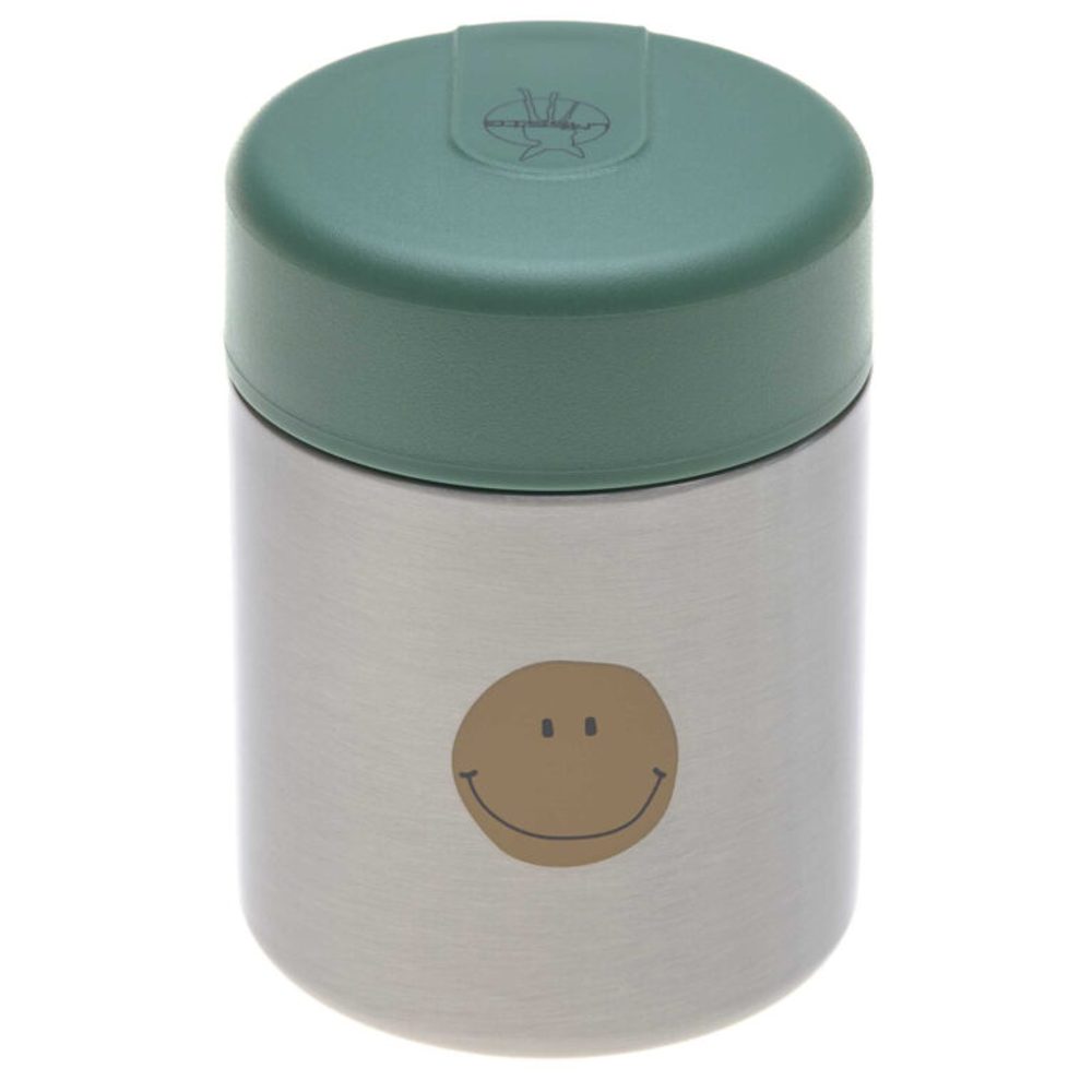 Lässig Food Jar Happy Rascals Smile green