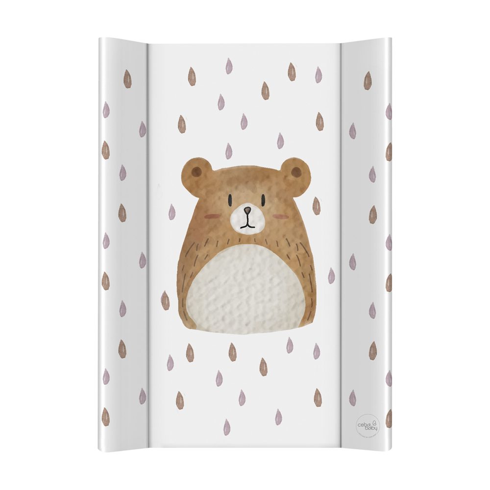 CEBA BABY Podložka přebalovací 2-hranná s pevnou deskou (50x70) Ultra Light - Bear Buddy