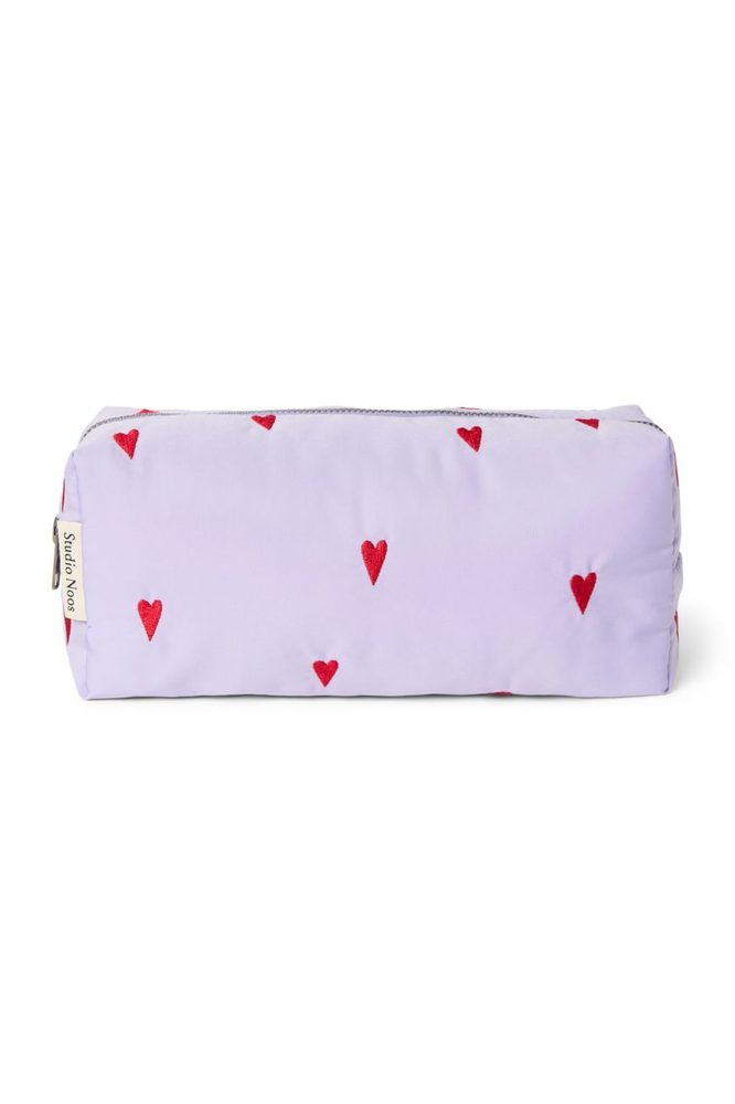 Studio Noos Puffy POUCH kabelka Purple Hearts