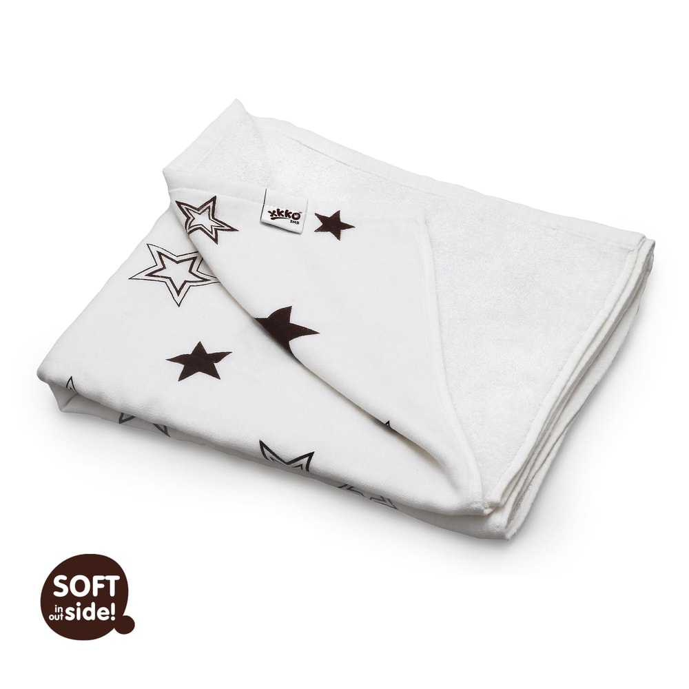 Kikko XKKO BMB Bambusová deka XKKO BMB Natural Brown Stars 130x70cm