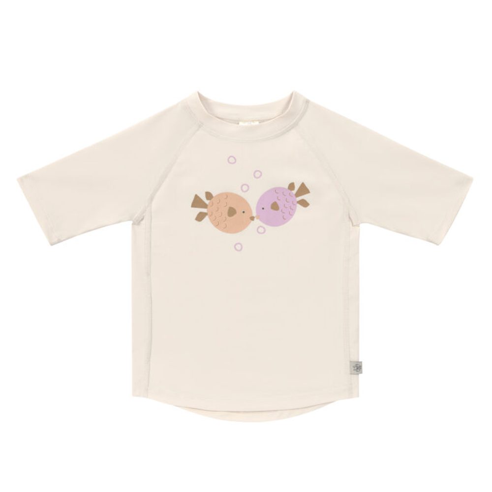 Lässig Splash Short Sleeve Rashguard fish milky 7-12m