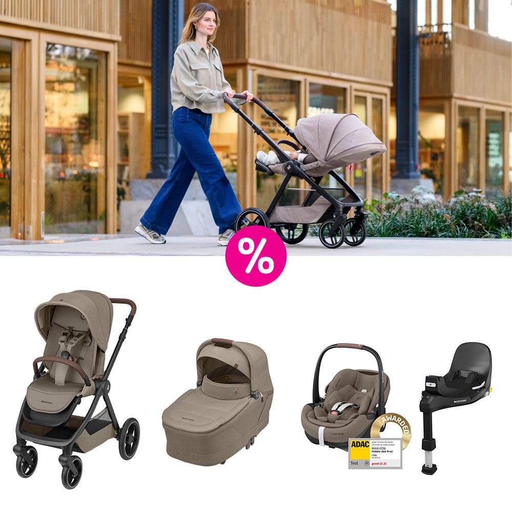 Maxi-Cosi Oxford Plus kočárek 2v1 + autosedačka Maxi-Cosi Pebble 360 Pro 2 + isofixová základna