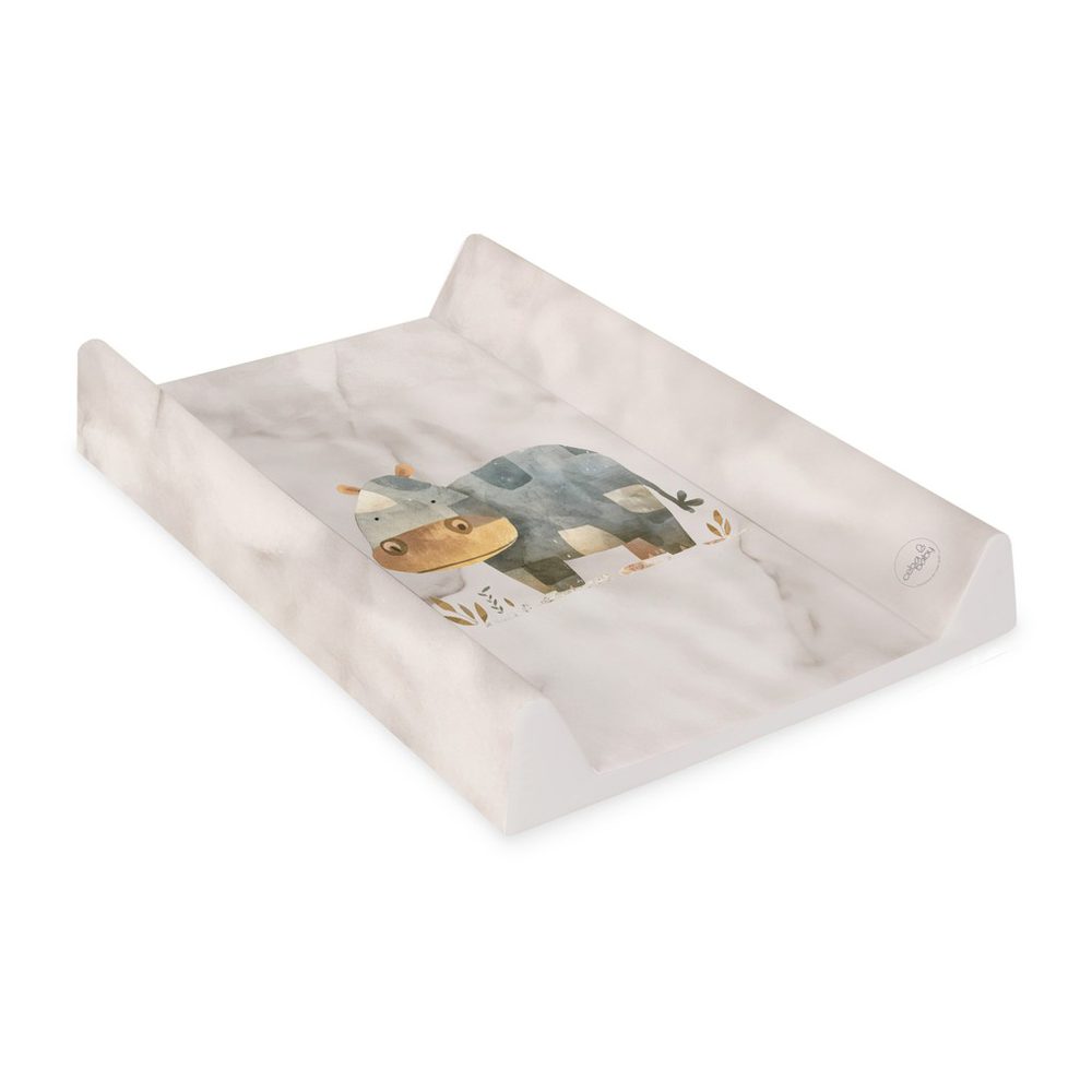 CEBA Podložka přebalovací 2-hranná s pevnou deskou (50x70) Ultra Light Cosy Hippo - CEBA Podložka přebalovací 2-hranná s pevnou deskou (50x70) Ultra Light Cosy Hippo