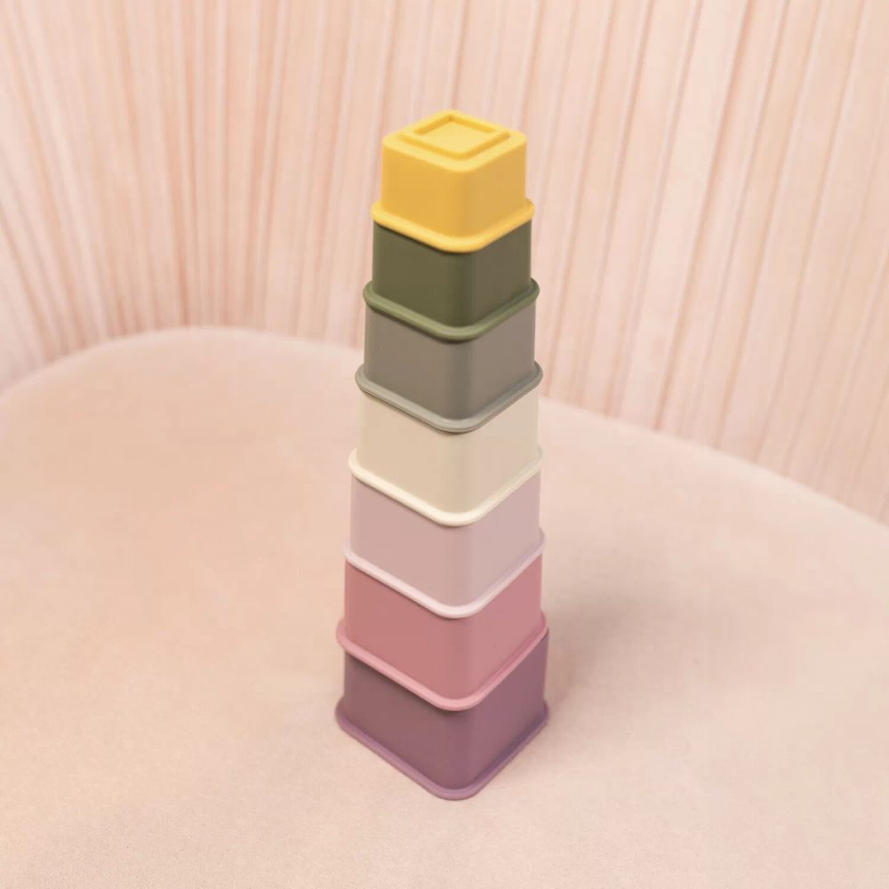 ZOPA Silikonové stohovací kalíšky - Multicolor (obrázek 7)