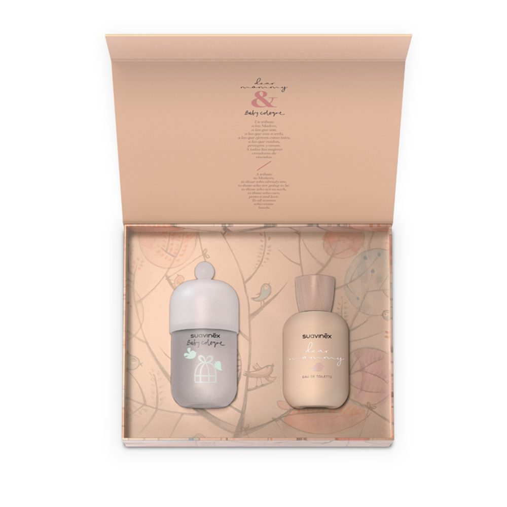 Suavinex Sada parfém DEAR MOMMY a parfém BABY COLOGNE 100+100 ml