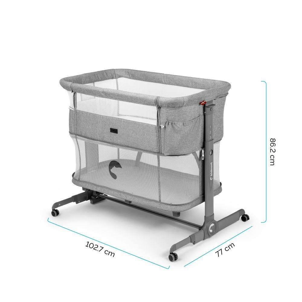 Kidnort Postýlka Snäckskal černá