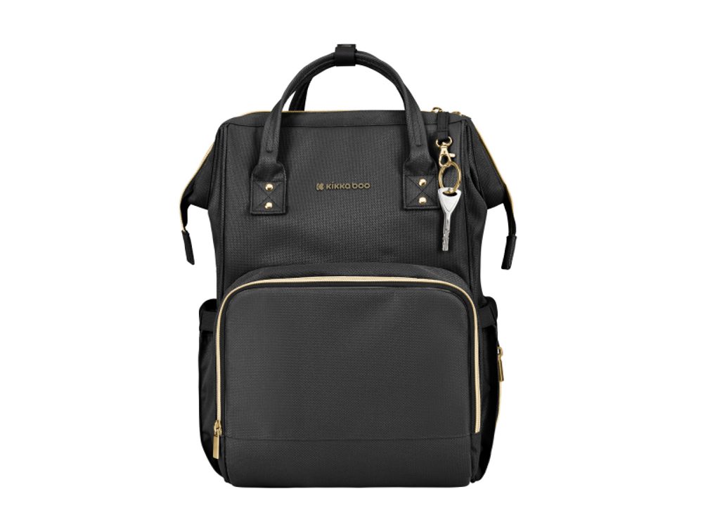KikkaBoo Přebalovací batoh Siena Black & Gold (obrázek 5)