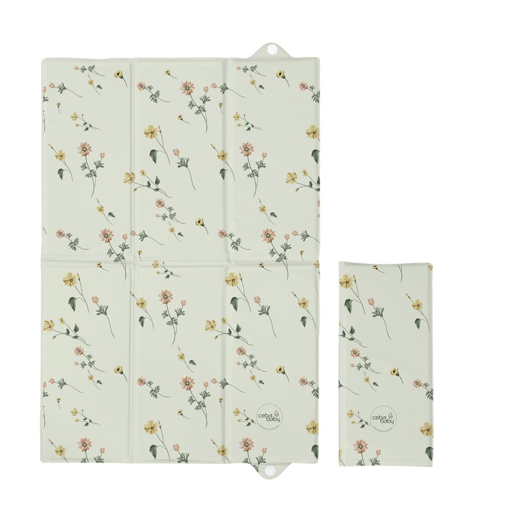 CEBA BABY Podložka přebalovací cestovní (60x40) Basic - Floral Breeze