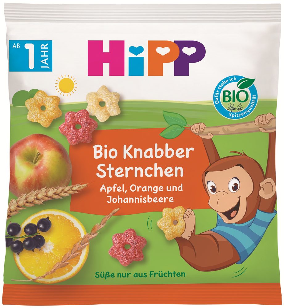 HiPP BIO Dětské ovocné obilné křupky