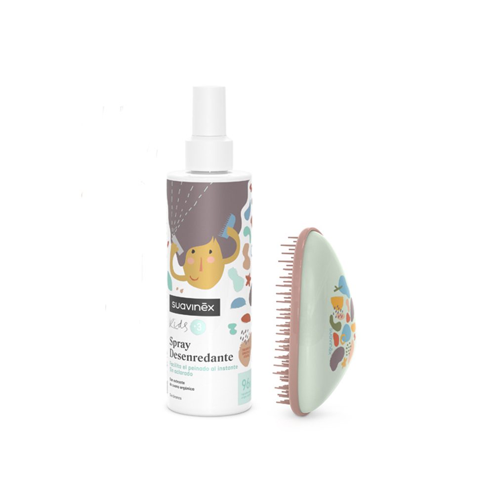 Suavinex SET Dětský sprej na rozčesávání KIDS 250 ml+ hřebínek