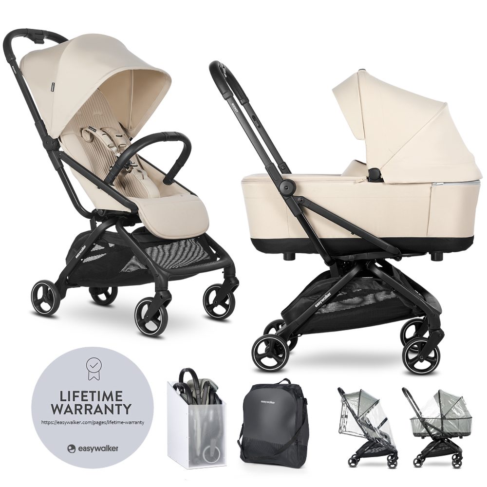 EASYWALKER Kočárek kombinovaný Rockey S - EASYWALKER Kočárek kombinovaný Rockey S Bright Taupe