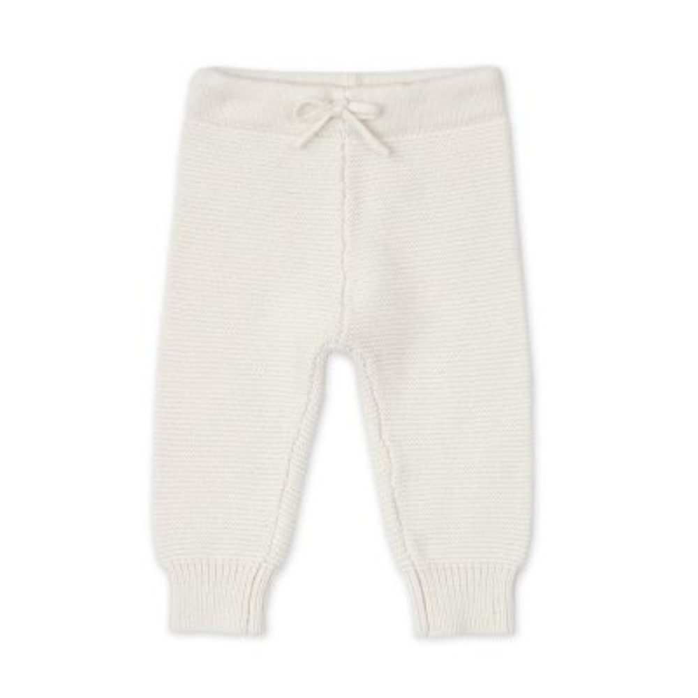 LODGER Pletené tepláčky Merino Cream vel. 56