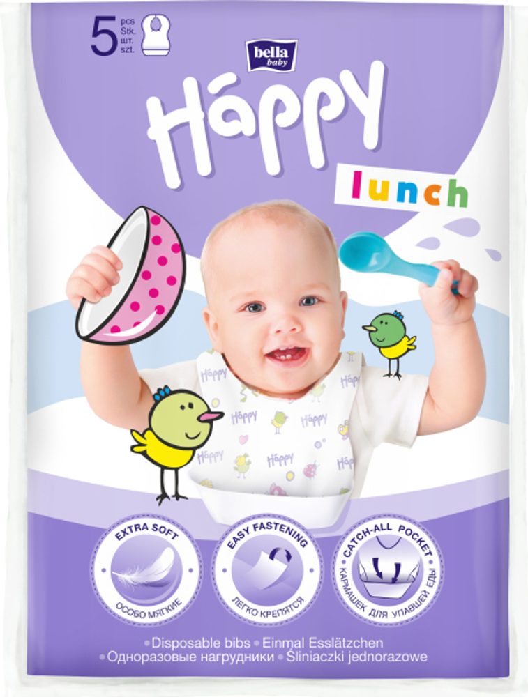 Bella Baby HAPPY Bryndák pro děti jednorázový 5ks