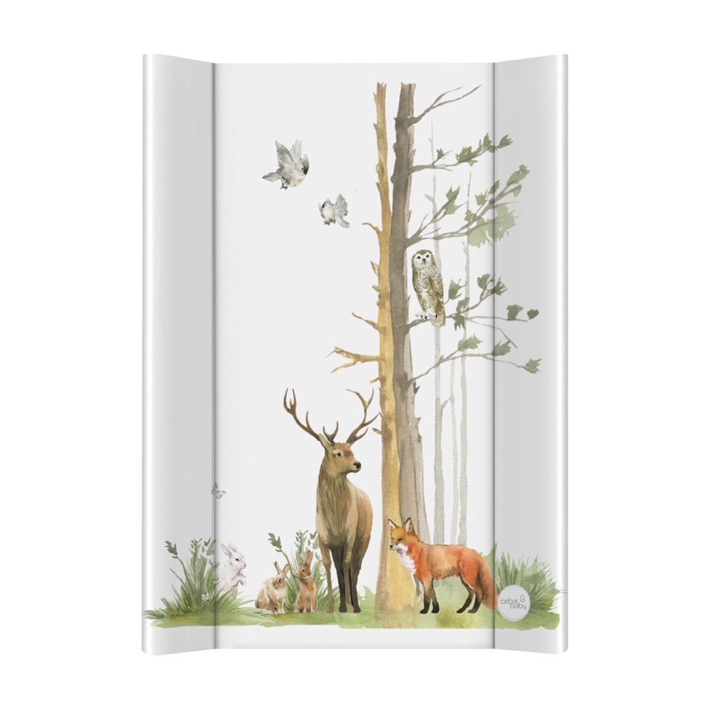 CEBA Podložka přebalovací 2-hranná s pevnou deskou (50x70) Basic Balloons - CEBA Podložka přebalovací 2-hranná s pevnou deskou (50x70) Basic Woodland