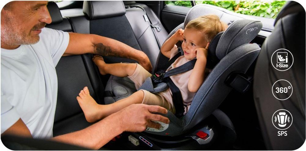 MoMi Autosedačka MoMi EMI I-SIZE šedá (obrázek 14)