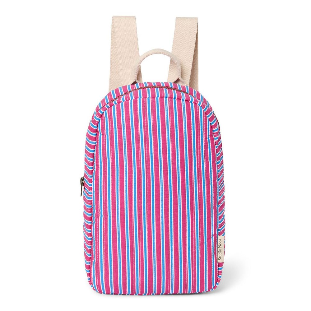 Studio Noos Puffy Mini BACKPACK batůžek Brown Hearts
