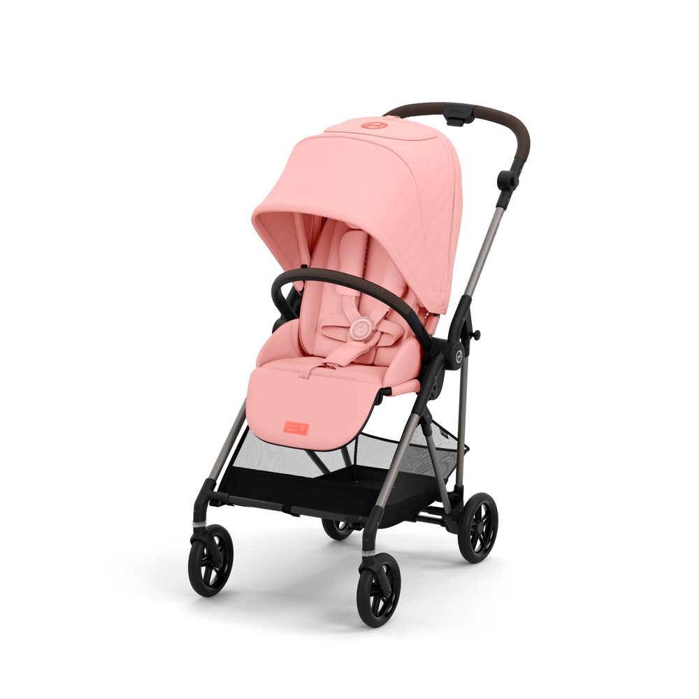 Cybex Melio Taupe 2024 - Candy Pink - sportovní kočárky