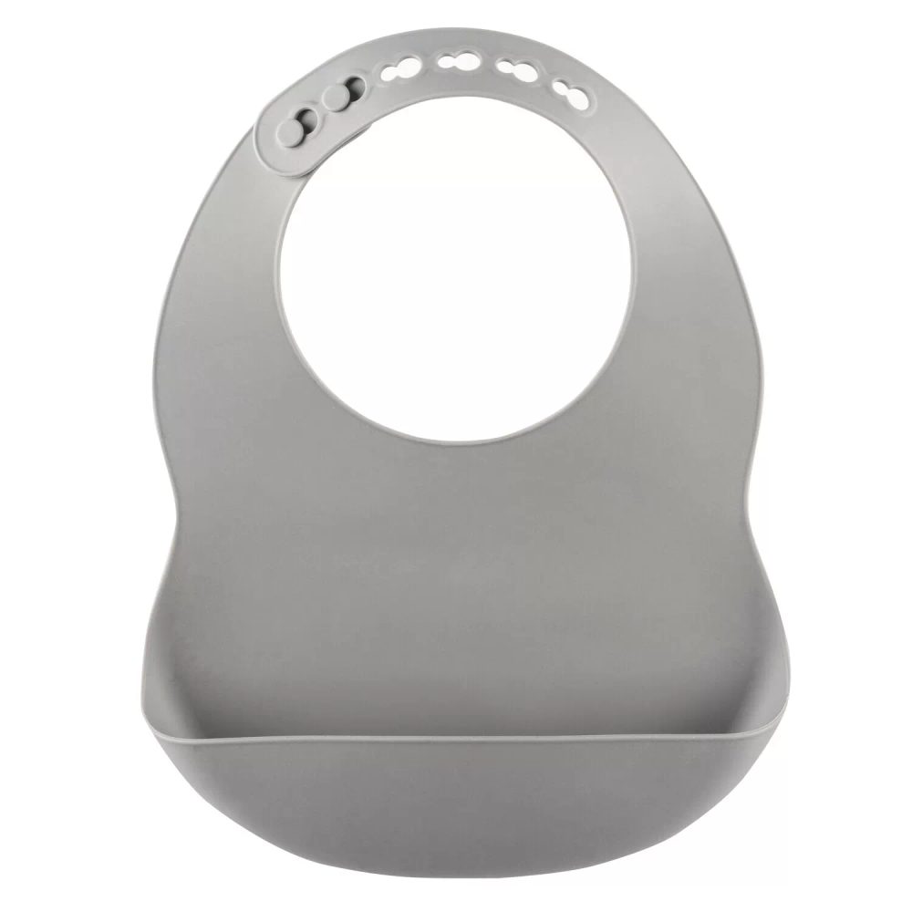 Zopa Silikonový bryndák - šedý