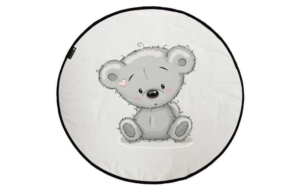 Mr. Little Fox Dekorativní koberec grey teddy