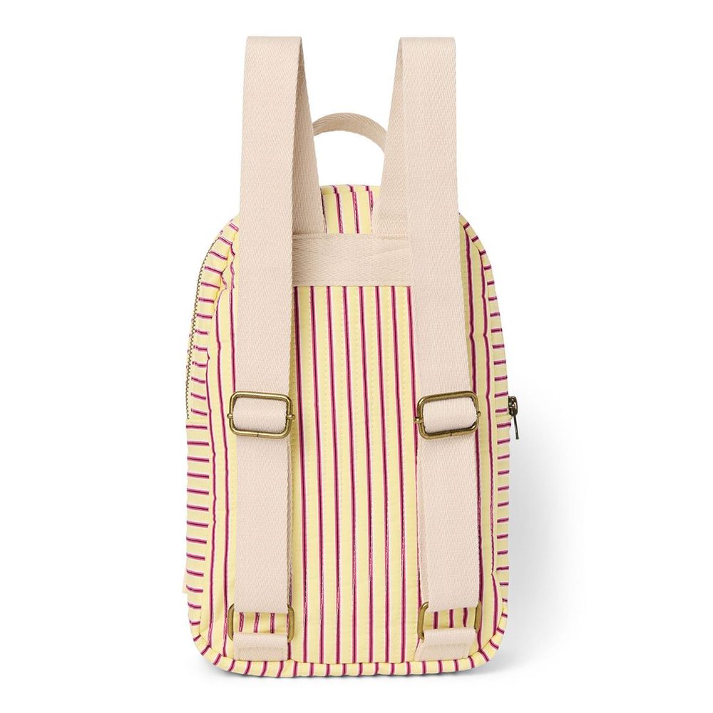 Studio Noos Poplin Mini BACKPACK batůžek Butter Yellow Striped