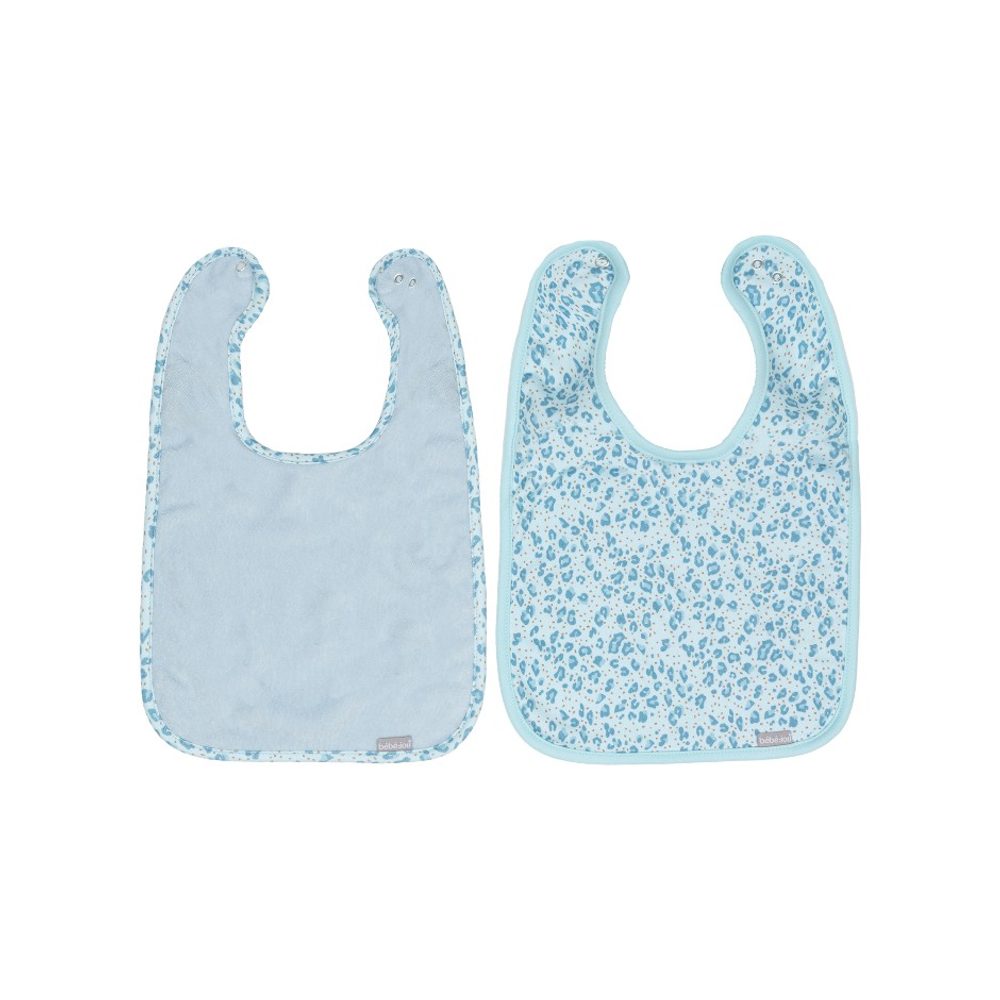 Bebe Jou Bryndáčky Leopard Blue 2ks