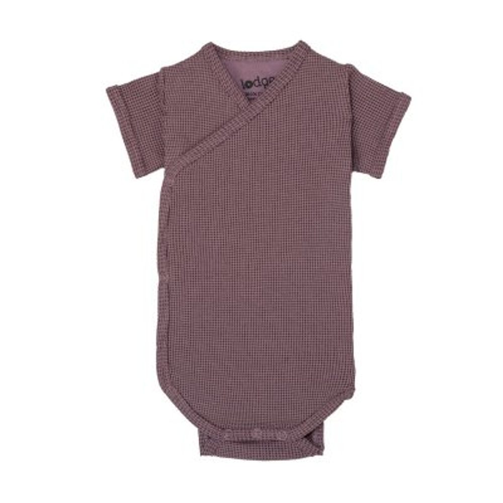 LODGER Romper Short Sleeves Ciumbelle Rose vel. 80