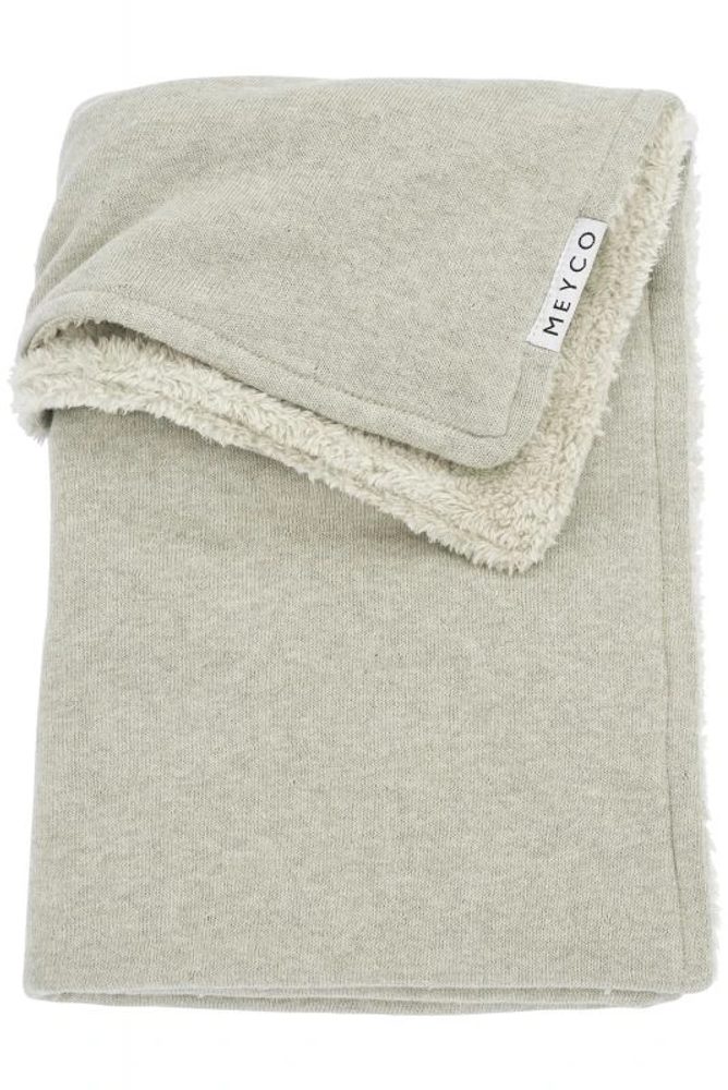 Meyco Deka Knit basic fleece - Sand melange
